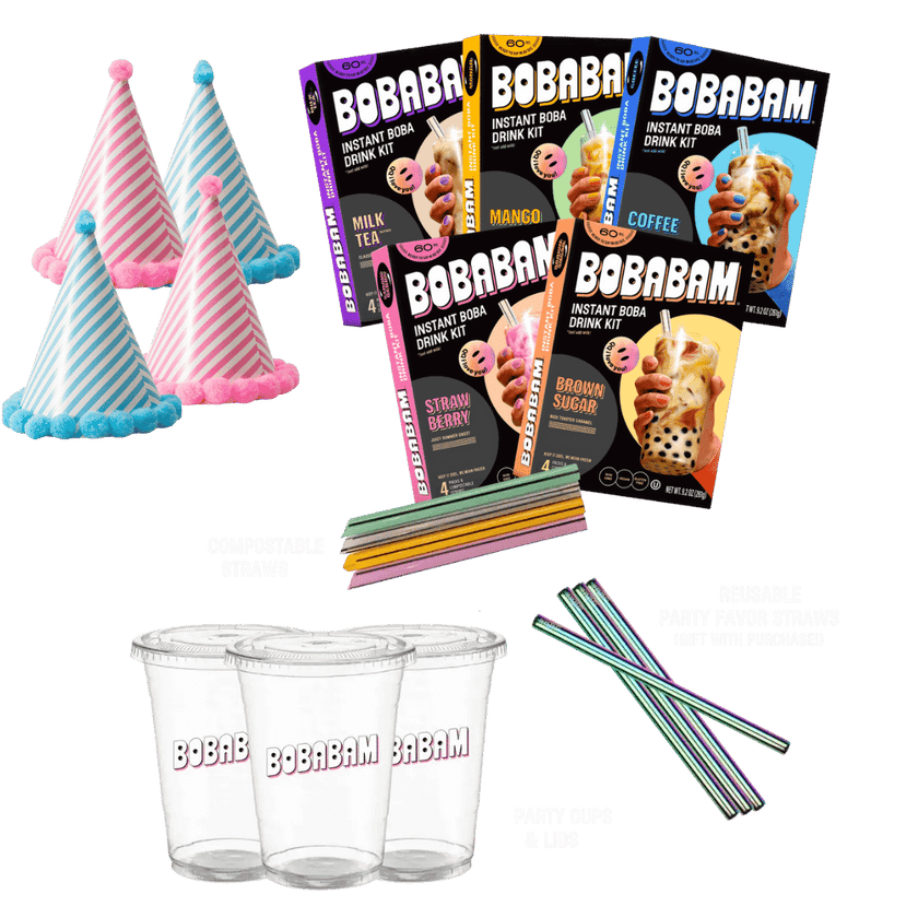 BESTSELLERS PARTY PACK (20 DRINKS) + PARTY HATS