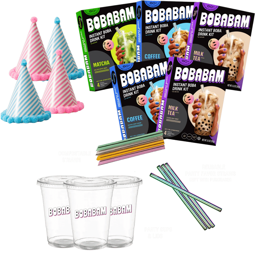 PICK ME UP PARTY PACK (20 DRINKS) + PARTY HATS